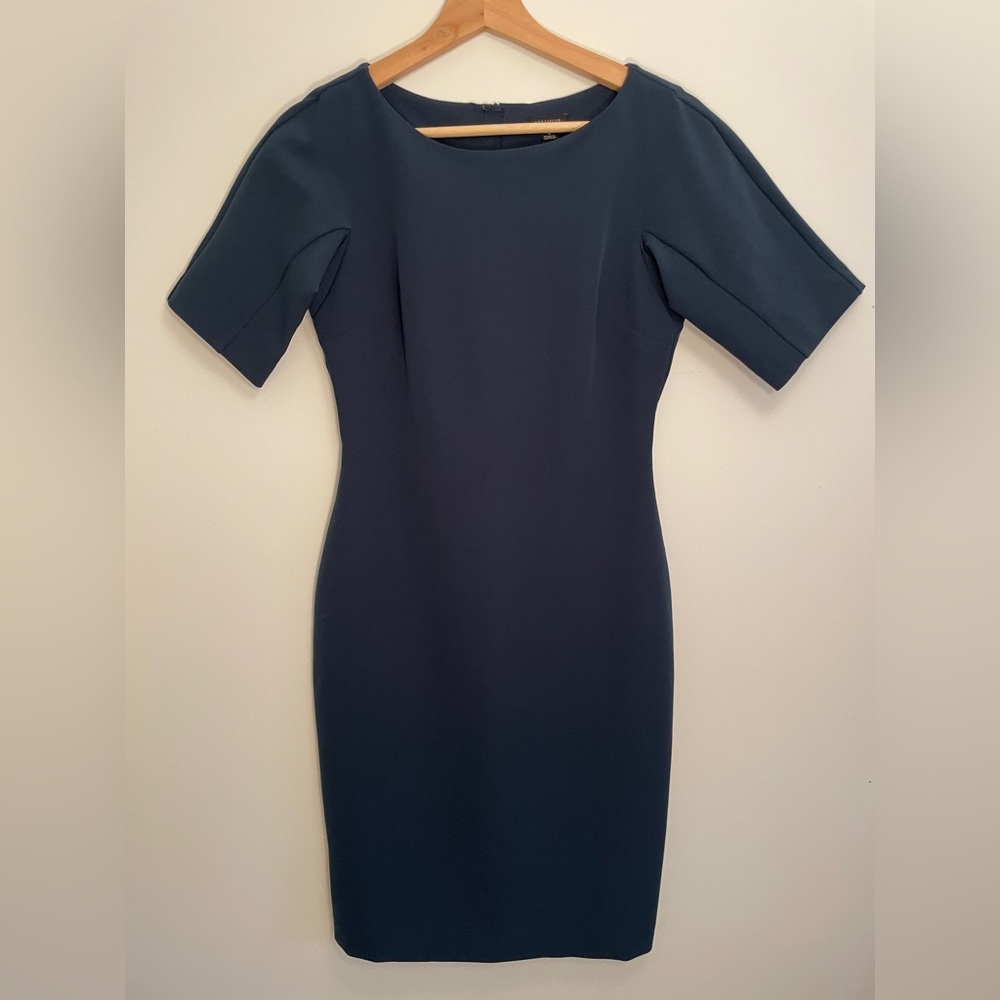 Ann Taylor Navy Sheath Dress